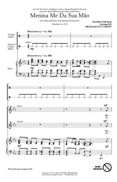 Menina me da sua mao