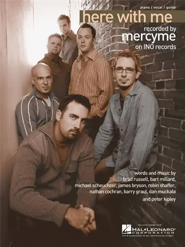 MercyMe Here with Me Klavier, Gesang, Gitarre (Songbooks)
