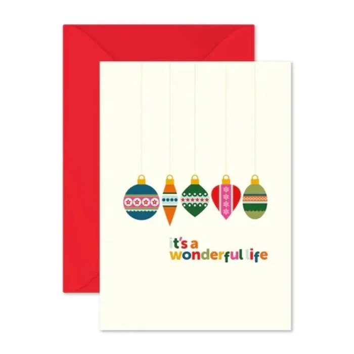 Merry Little It‘S A Wonderful Life Christmas Card