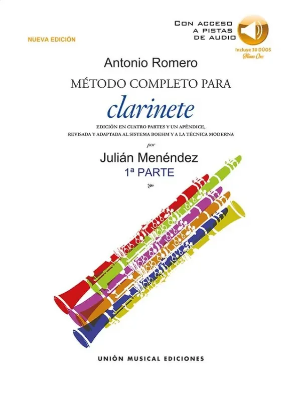 Método Completo Para Clarinete De Antonio Romero
