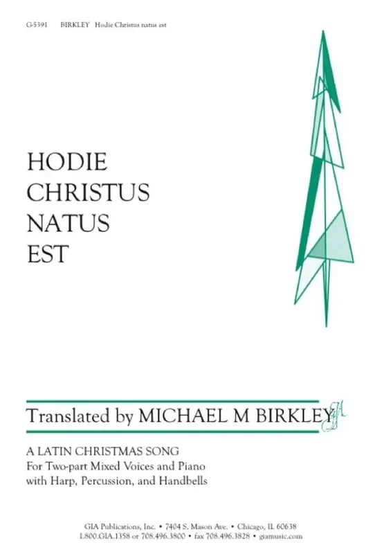 Michael M. Birkley Hodie Christus Gemischter Chor mit Begleitung