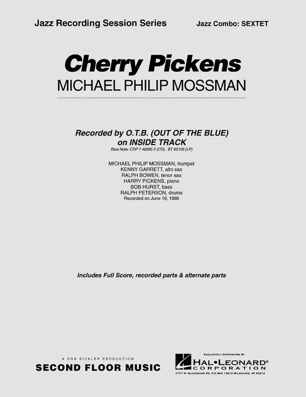 Michael Philip Mossman Cherry Pickens Full Score Jazz Ensemble