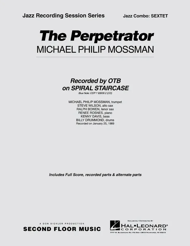 Michael Philip Mossman Perpetrator, The Full Score Jazz Ensemble