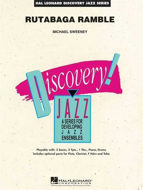 Michael Sweeney Rutabaga Ramble Jazz Ensemble