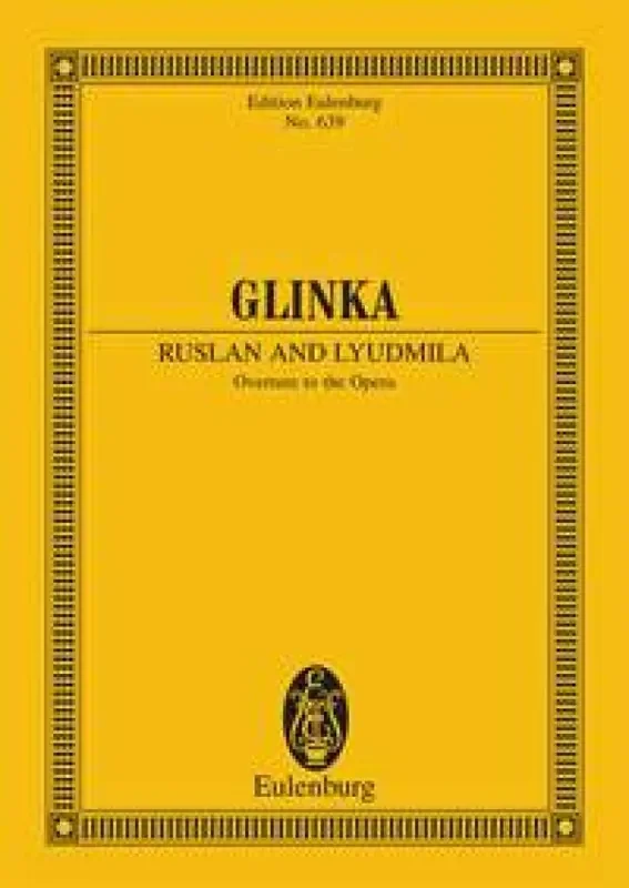 Mikhail Glinka Russlan E Ludmilla, Ouverture Orchester