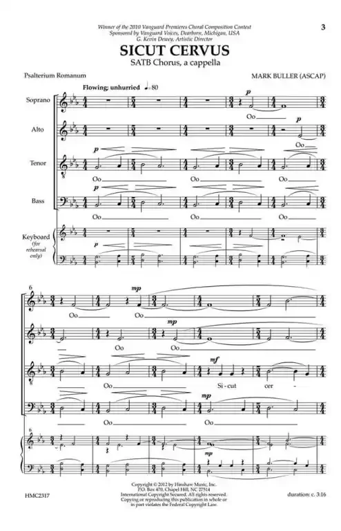 Miller, Mark A. Sicut Cervus