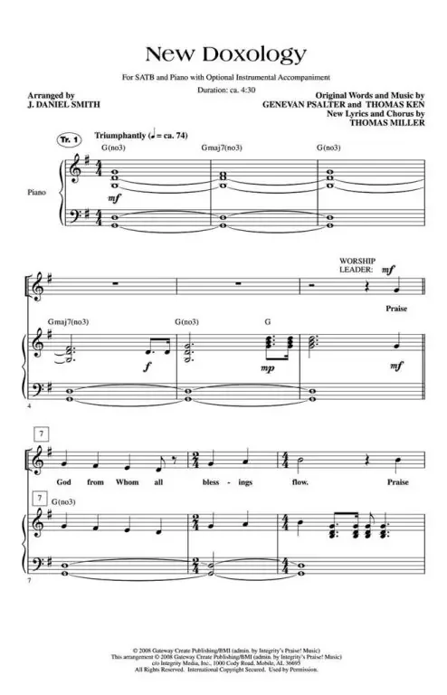 Miller, Thomas New Doxology