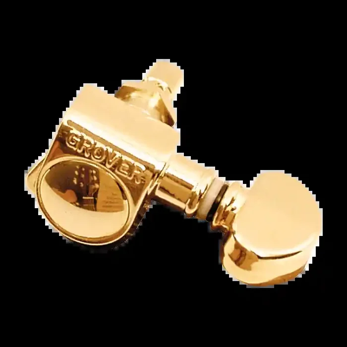 Mini Locking Rotomatics Guitar Machine Heads, Gold / 3 + 3
