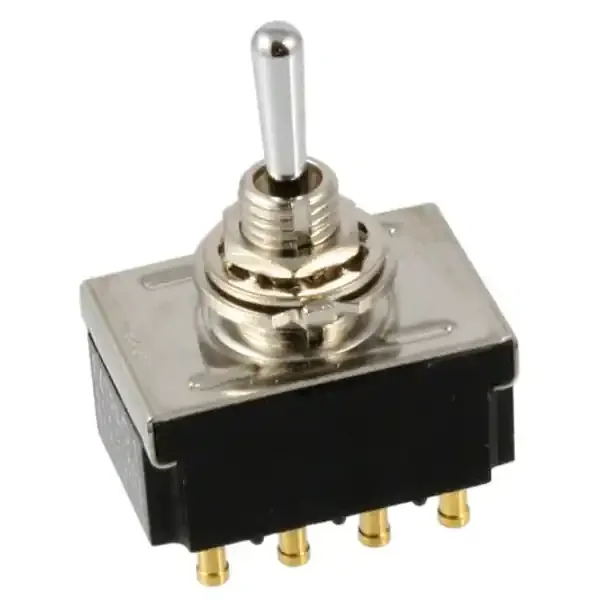 Mini Toggle Switch 4PDT On-On 12Pins