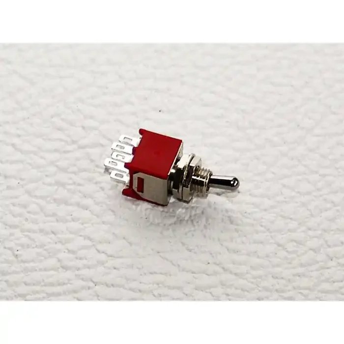 Miniature Toggle Switch short, DPDT ON-ON