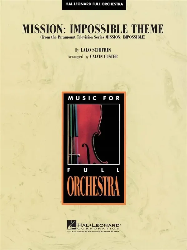 Mission Impossible Theme (Arr. Calvin Custer) Orchester