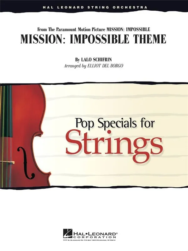 Mission Impossible Theme (Arr. Elliot Del Borgo) Streichensemble