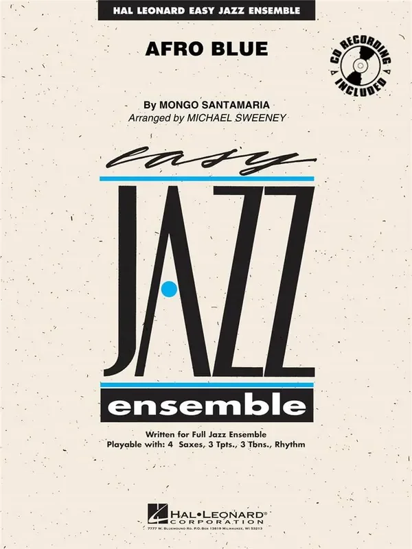 Mongo Santamaria Afro Blue (Arr. Michael Sweeney) Jazz Ensemble
