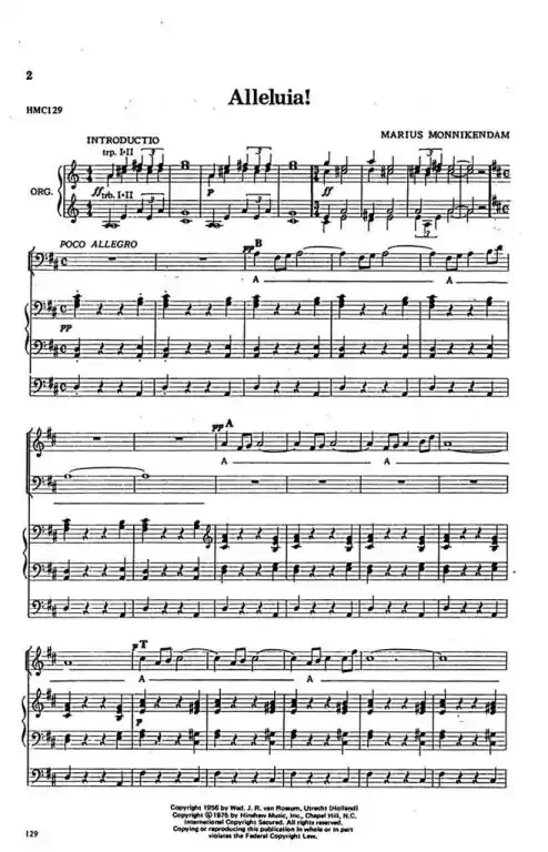 Monnikendam, Marius Alleluia!