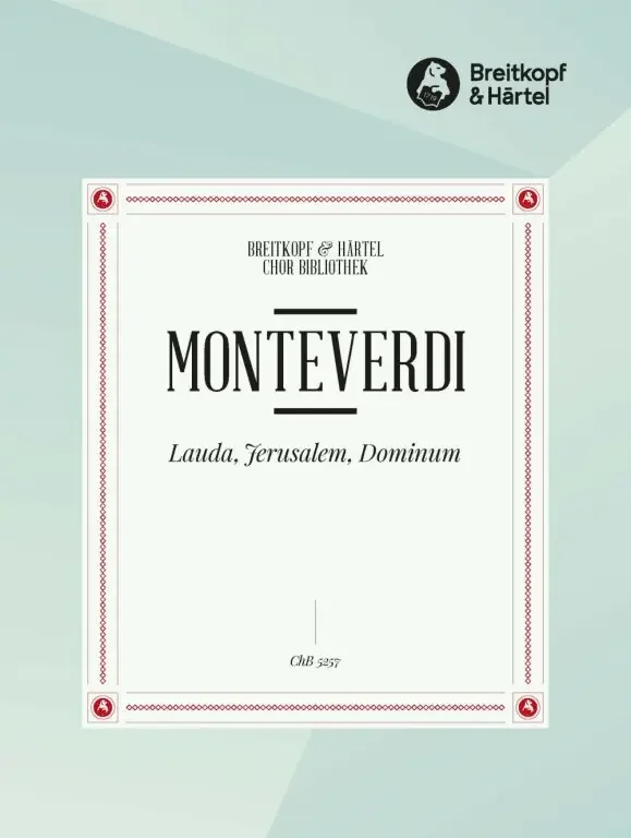 Monteverdi, Claudio Lauda, Jerusalem, Dominum