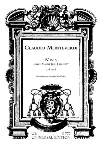 Monteverdi, Claudio Missa Ave Domine Jesu Christe