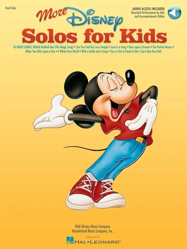 More Disney Solos for Kids Gesang Solo