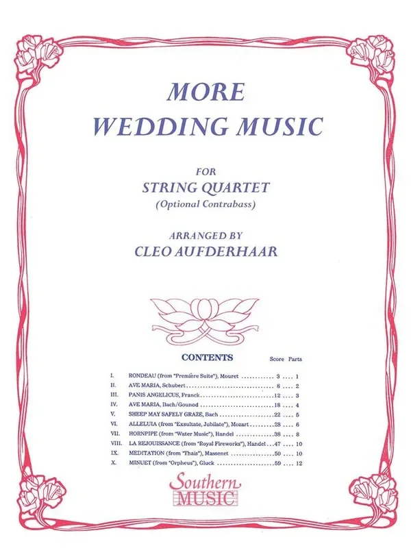 More Wedding Music (Arr. Cleo Aufderhaar) Streichquintett