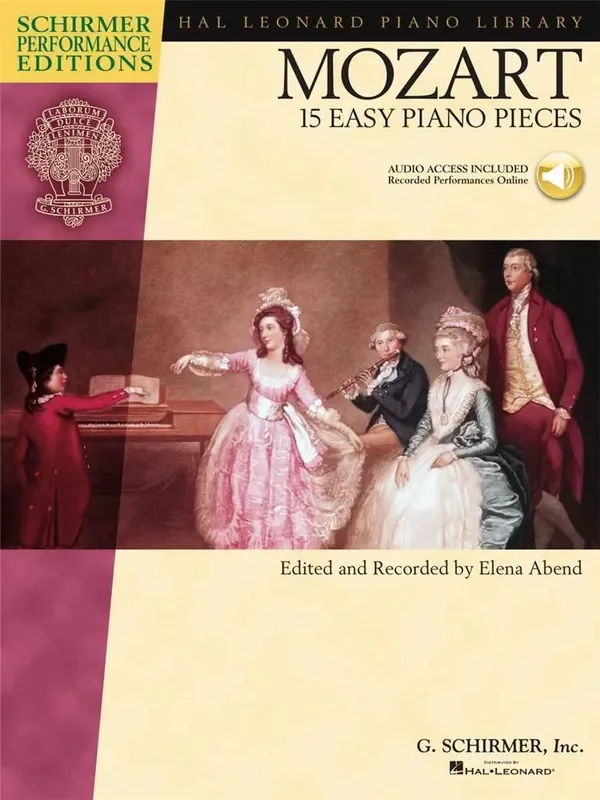 Mozart – 15 Easy Piano Pieces Klavier mit Begleitung