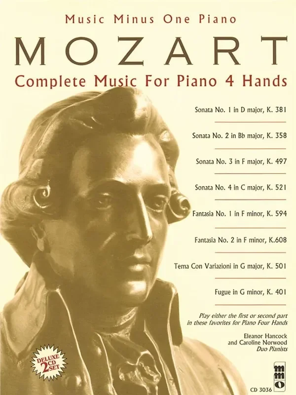 Mozart – Complete Music for Piano, 4 Hands Klavier Solo