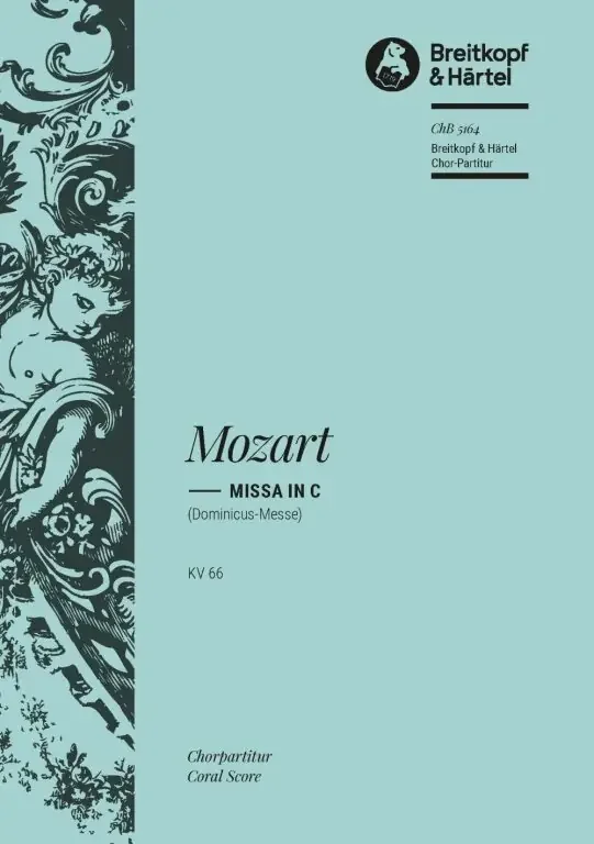 Mozart, Wolfgang Amadeus Missa in C major K. 66