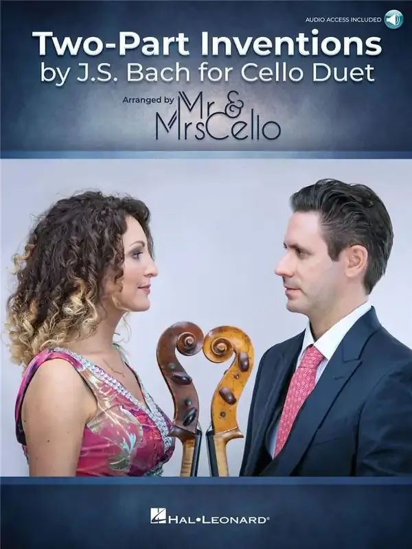 Mr. And Mrs. Cello Two-Part Inventions by J.S. Bach for Cello Duet Cello Duett