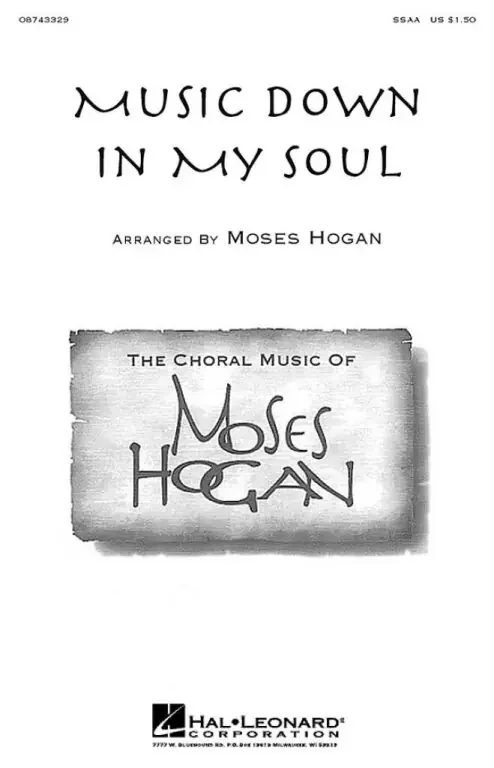 Music Down in My Soul (arr. Hogan) – SSAA