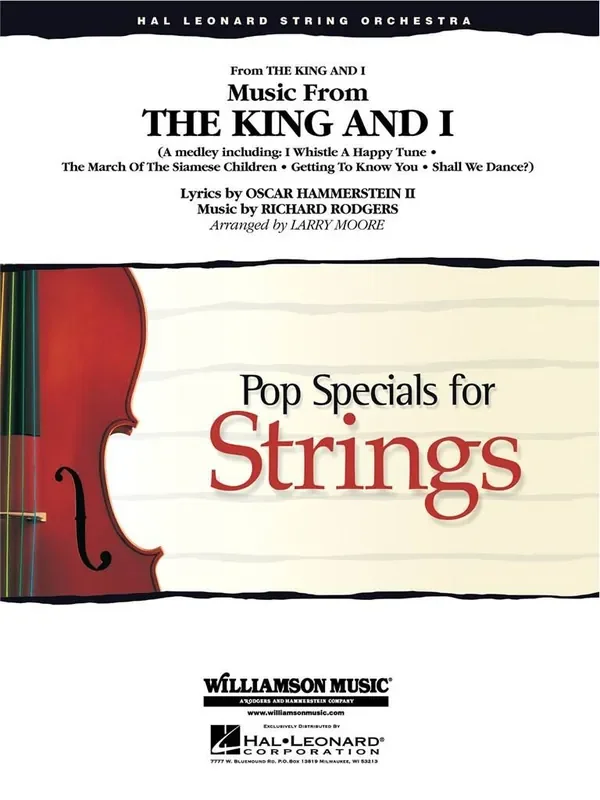 Music from The King and I (Arr. Larry Moore) Streichensemble