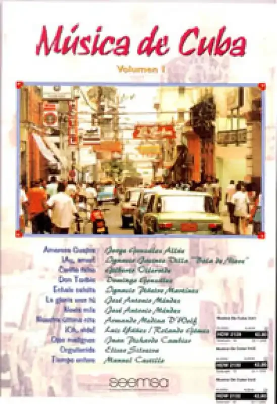 Música de Cuba Vol. 1 Klavier, Gesang, Gitarre (Songbooks)