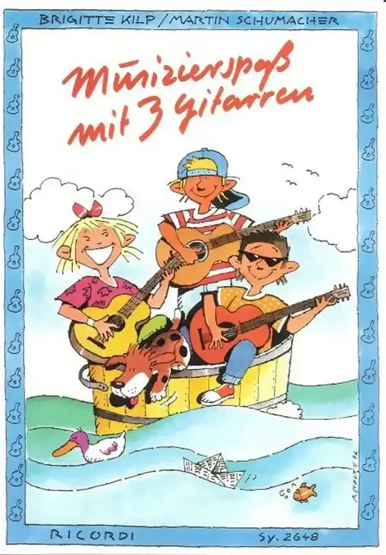 Musizierspaß mit 3 Gitarren