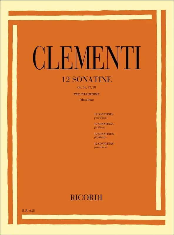 Muzio Clementi 12 Sonatine Op. 36, 37, 38 Klavier Solo