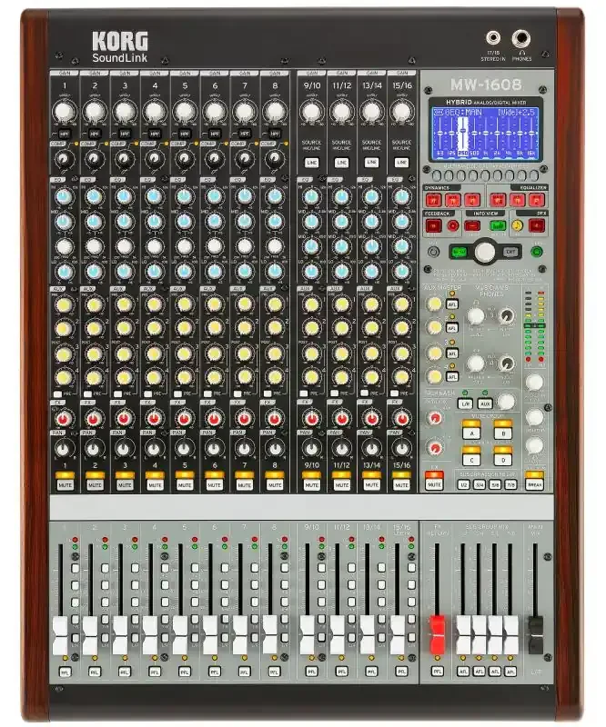 MW-1608 Hybrid-Mixer 16 Kanäle