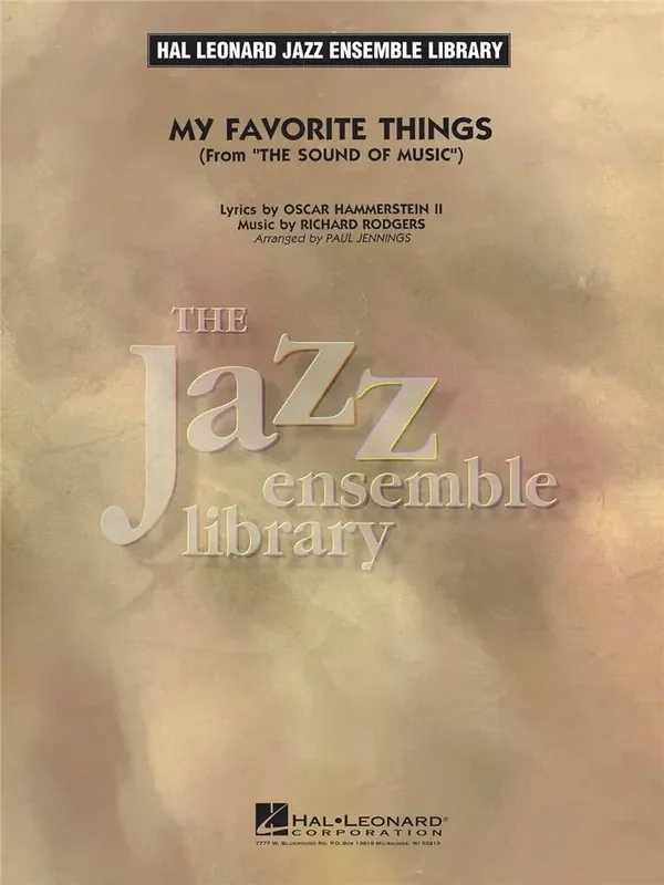 My Favorite Things (From The Sound Of Music) Jazz Ensemble