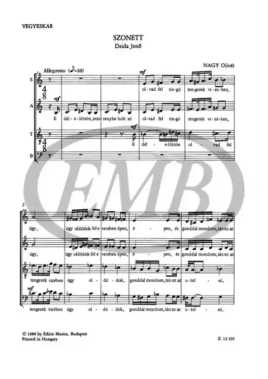 Nagy Olivér Sonet