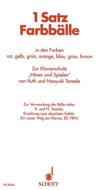 Naoyuki Taneda Wir hören und spielen Klavier Solo