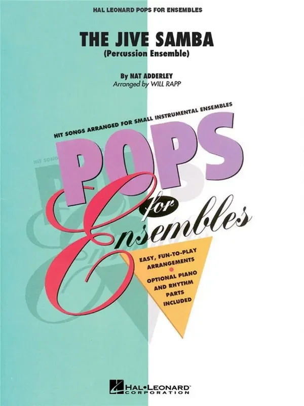 Nat Adderley The Jive Samba (Arr. Will Rapp) Percussion Ensemble