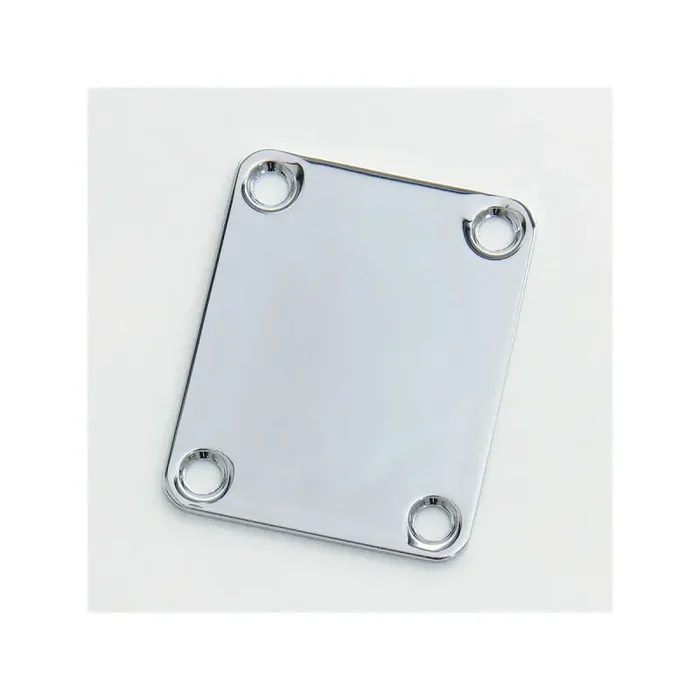 Neck plate 4 gaten Chrome