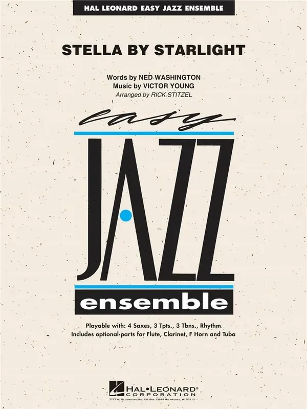Ned Washington Stella by Starlight (Arr. Rick Stitzel) Jazz Ensemble