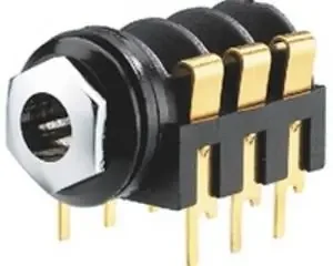 Neutrik MZT-223G 6.3mm Stereo Klinken-Einbaubuchse