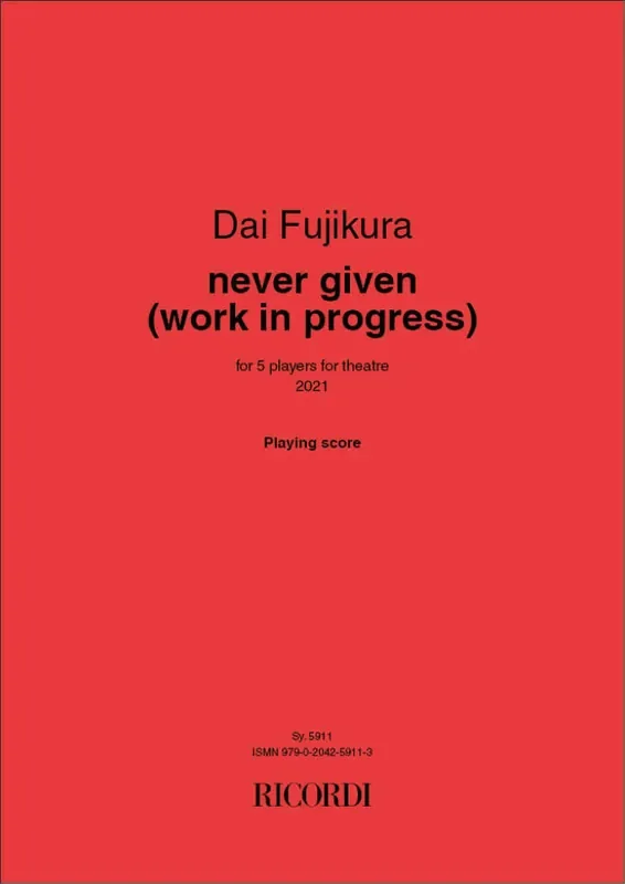 never given (work in progress) Kammerensemble