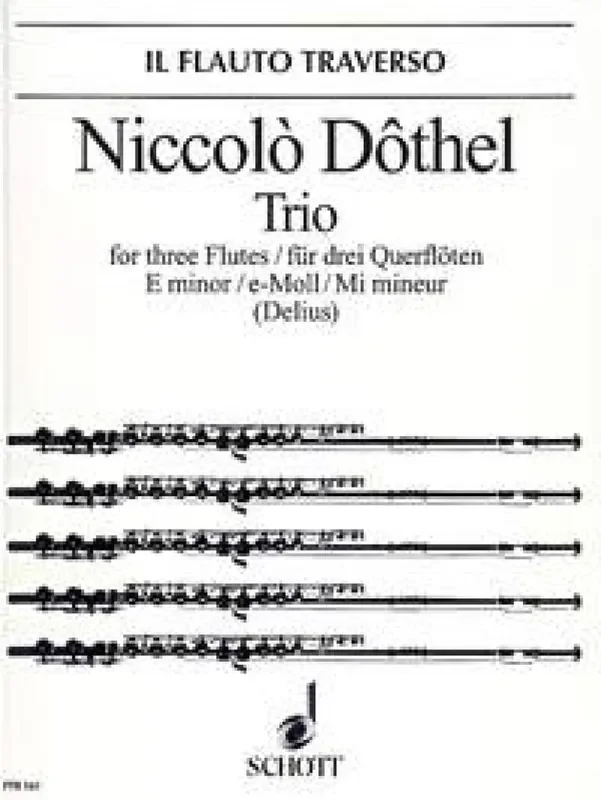 Niccolo Dothel Trio E minor Flöte Ensemble