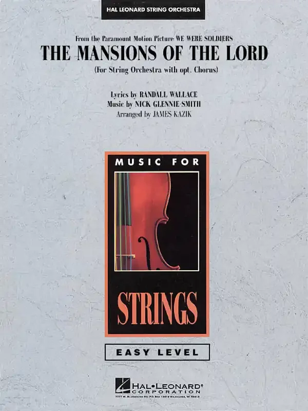Nick Glennie-Smith The Mansions of the Lord (from We Were Soldiers) (Arr. James Kazik) Streichorchester mit Solo
