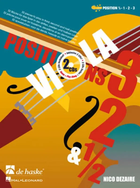Nico Dezaire Viola Positions 3, 2 & 1/2 Viola Solo