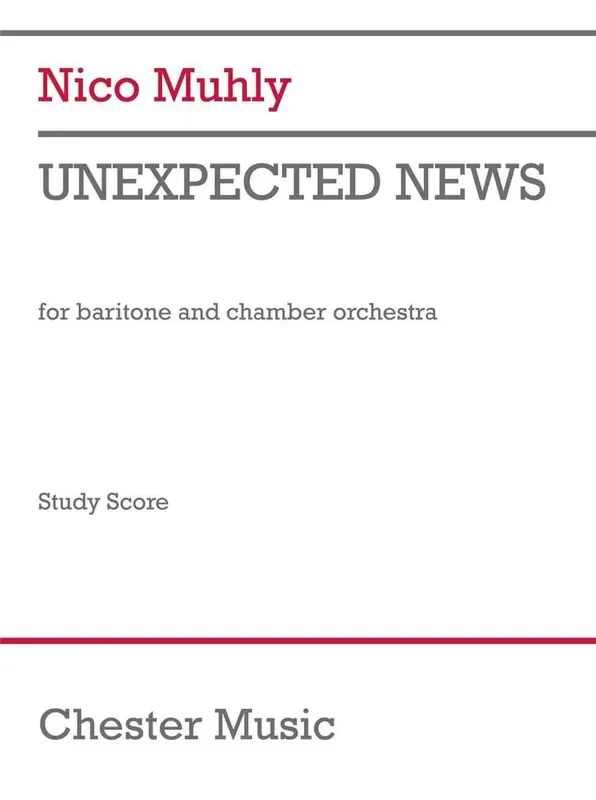 Nico Muhly Unexpected News Kammerorchester
