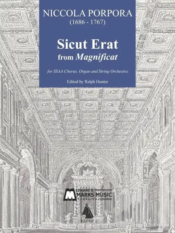 Nicola Porpora Sicut Erat from Magnificat (Arr. Ralph Hunter) Frauenchor mit Ensemble