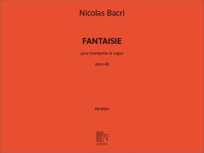 Nicolas Bacri Fantaisie Op. 48 Trompete mit Begleitung
