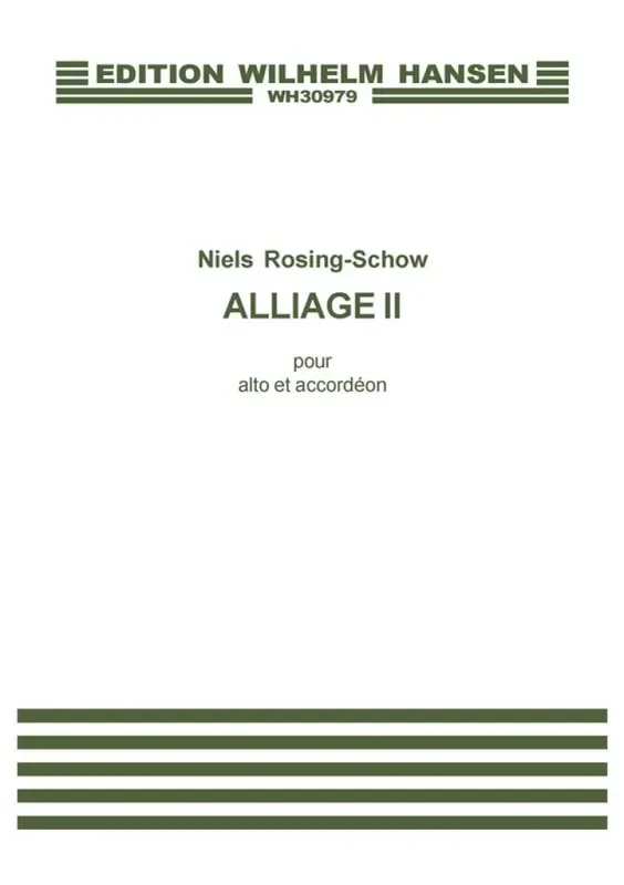 Niels Rosing-Schow Alliage II Viola mit Begleitung