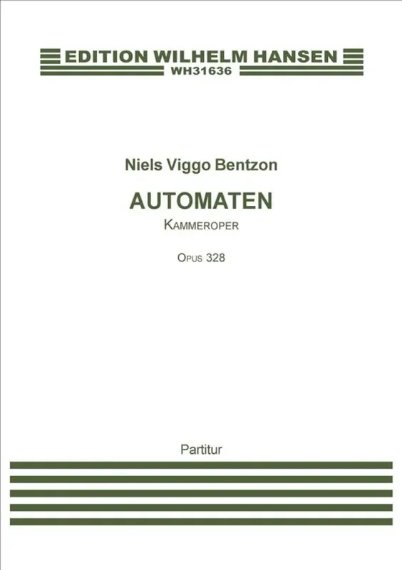 Niels Viggo Bentzon Automaten Gemischter Chor mit Ensemble