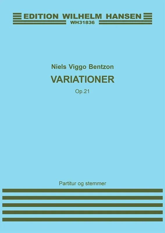 Niels Viggo Bentzon Variationer Op. 21 Bläserensemble