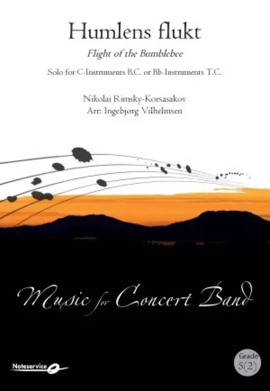 Nikolai Rimaky-Korsakov Humlens flukt (Arr. Ingebjørg Vilhelmsen) Blasorchester mit Solo